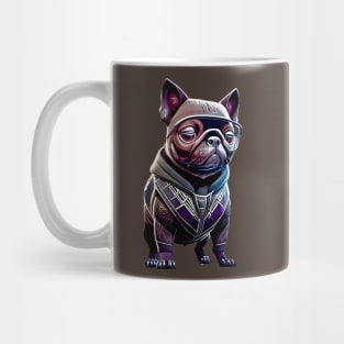 Black Pug in Panther Costume - Adorable Black Pug Design Mug